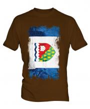 Northwest Territories Grunge Flag Mens T-Shirt