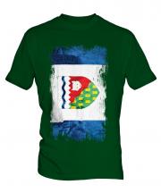 Northwest Territories Grunge Flag Mens T-Shirt