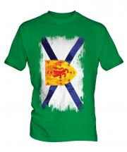 Nova Scotia Grunge Flag Mens T-Shirt