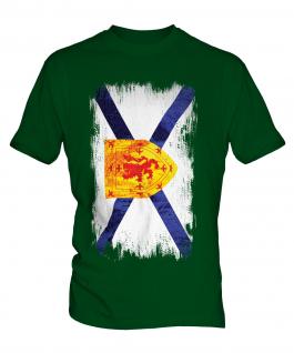 Nova Scotia Grunge Flag Mens T-Shirt