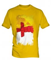 Nunavut Grunge Flag Mens T-Shirt