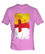 Nunavut Grunge Flag Mens T-Shirt