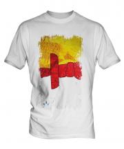 Nunavut Grunge Flag Mens T-Shirt