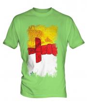 Nunavut Grunge Flag Mens T-Shirt