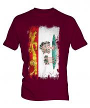 Prince Edward Island Grunge Flag Mens T-Shirt