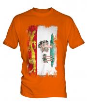 Prince Edward Island Grunge Flag Mens T-Shirt