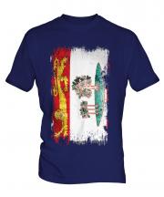 Prince Edward Island Grunge Flag Mens T-Shirt