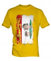 Prince Edward Island Grunge Flag Mens T-Shirt