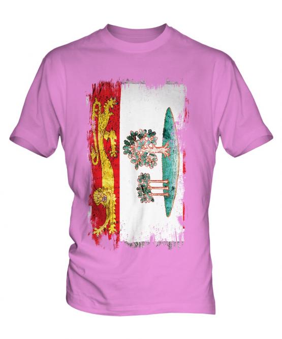 Prince Edward Island Grunge Flag Mens T-Shirt