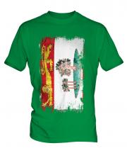 Prince Edward Island Grunge Flag Mens T-Shirt