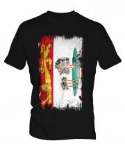 Prince Edward Island Grunge Flag Mens T-Shirt