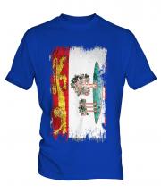 Prince Edward Island Grunge Flag Mens T-Shirt