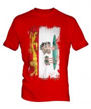 Prince Edward Island Grunge Flag Mens T-Shirt