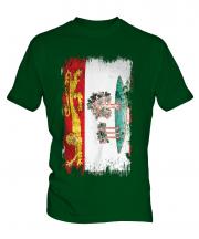 Prince Edward Island Grunge Flag Mens T-Shirt