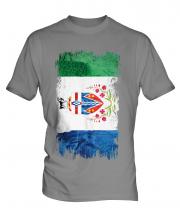 Yukon Grunge Flag Mens T-Shirt