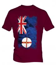 New South Wales Grunge Flag Mens T-Shirt