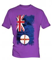 New South Wales Grunge Flag Mens T-Shirt