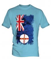 New South Wales Grunge Flag Mens T-Shirt