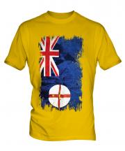 New South Wales Grunge Flag Mens T-Shirt