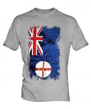 New South Wales Grunge Flag Mens T-Shirt