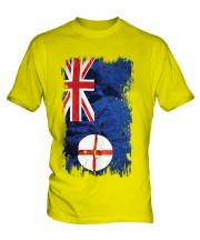 New South Wales Grunge Flag Mens T-Shirt