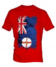 New South Wales Grunge Flag Mens T-Shirt