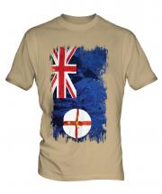 New South Wales Grunge Flag Mens T-Shirt