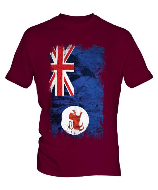 Tasmania Grunge Flag Mens T-Shirt