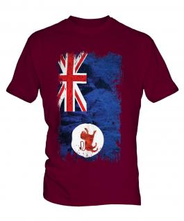 Tasmania Grunge Flag Mens T-Shirt