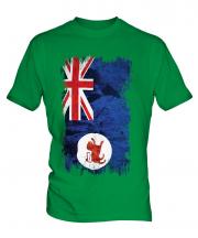Tasmania Grunge Flag Mens T-Shirt