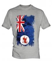 Tasmania Grunge Flag Mens T-Shirt