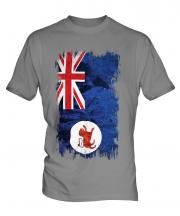 Tasmania Grunge Flag Mens T-Shirt