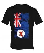 Tasmania Grunge Flag Mens T-Shirt