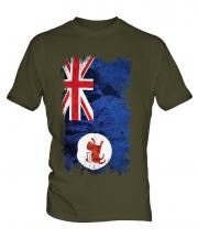 Tasmania Grunge Flag Mens T-Shirt