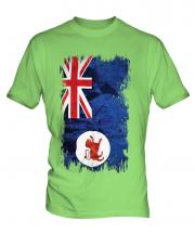 Tasmania Grunge Flag Mens T-Shirt
