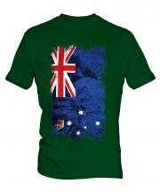 Victoria Grunge Flag Mens T-Shirt