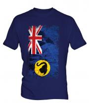 Western Australia Grunge Flag Mens T-Shirt