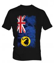 Western Australia Grunge Flag Mens T-Shirt