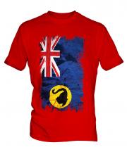 Western Australia Grunge Flag Mens T-Shirt