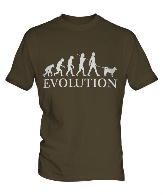 Alaskan Klee Kai Evolution Mens T-Shirt