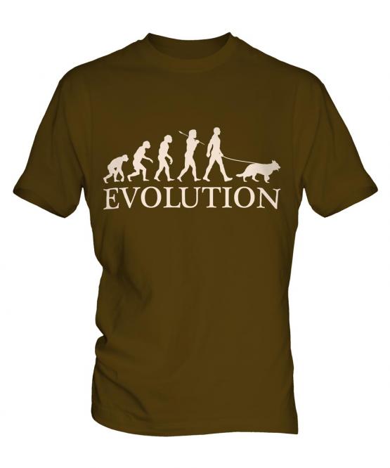 Alsatian Evolution Mens T-Shirt