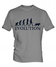 Alsatian Evolution Mens T-Shirt