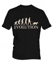 Alsatian Evolution Mens T-Shirt