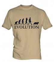 Alsatian Evolution Mens T-Shirt