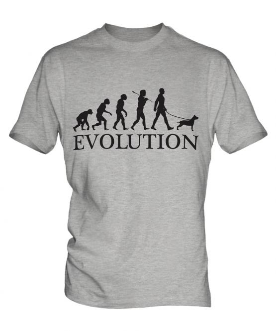 Staffordshire Terrier Evolution Mens T-Shirt