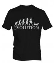 Basset Hound Evolution Mens T-Shirt