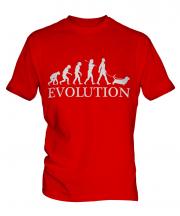 Basset Hound Evolution Mens T-Shirt