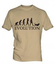 Basset Hound Evolution Mens T-Shirt