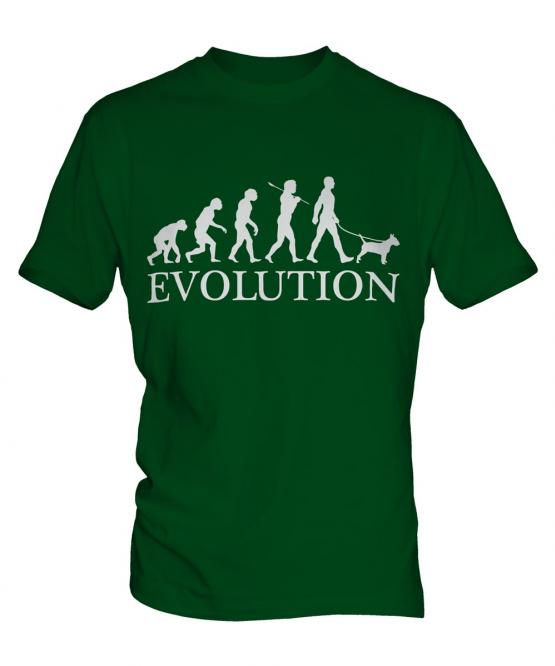 Bull Terrier Evolution Mens T-Shirt