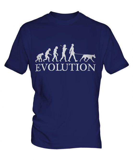 Doberman Pinscher Evolution Mens T-Shirt
